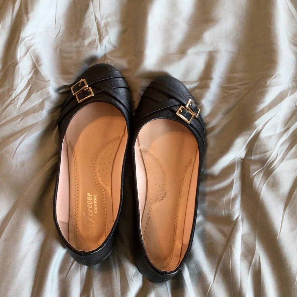 ✅ 5 for $20 ✅ Forever Comfort black flats